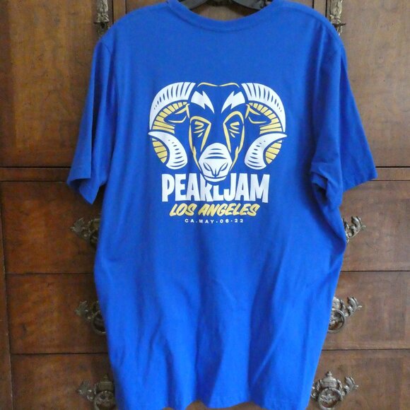 Pearl Jam Los Angeles T Shirt 2022 Night 1 New Size XL - Picture 2 of 6